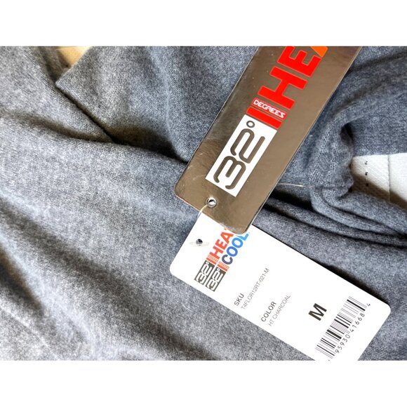 32 Degrees Heat Womens Gray Button-Front Cardigan Medium Polyester Blend - Picture 6 of 6